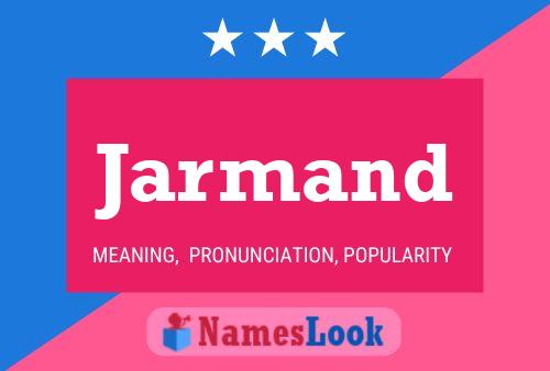 Jarmand Name Poster