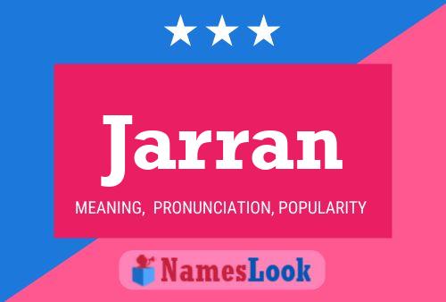 Jarran Name Poster