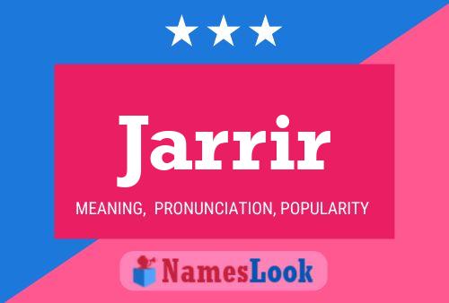 Jarrir Name Poster