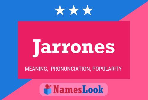 Jarrones Name Poster