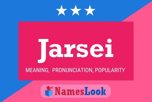 Jarsei Name Poster