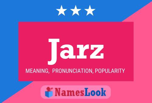 Jarz Name Poster