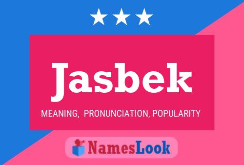 Jasbek Name Poster