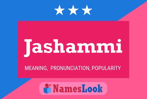 Jashammi Name Poster