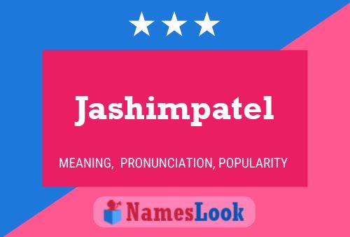 Jashimpatel Name Poster