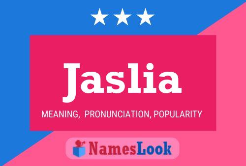 Jaslia Name Poster