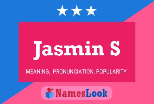 Jasmin S Name Poster