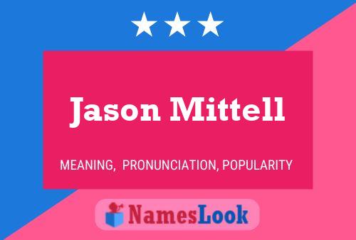 Jason Mittell Name Poster