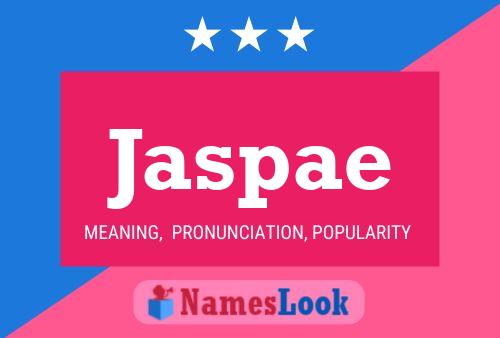 Jaspae Name Poster