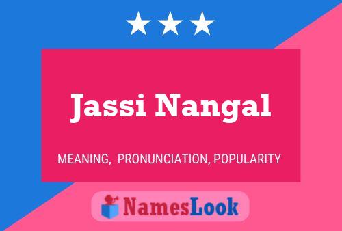 Jassi Nangal Name Poster