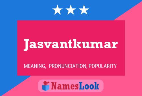 Jasvantkumar Name Poster