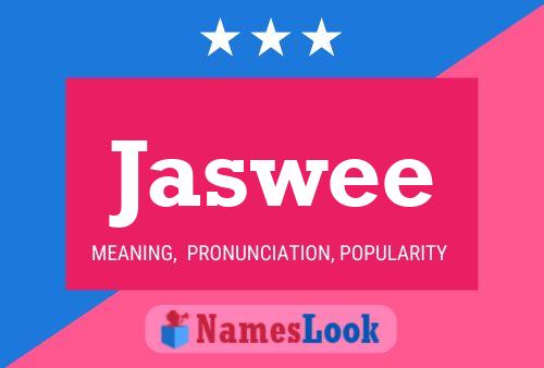 Jaswee Name Poster