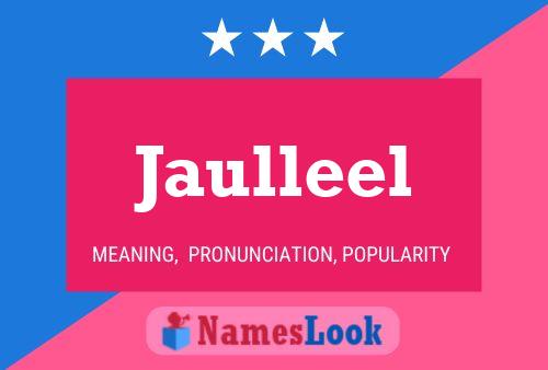 Jaulleel Name Poster