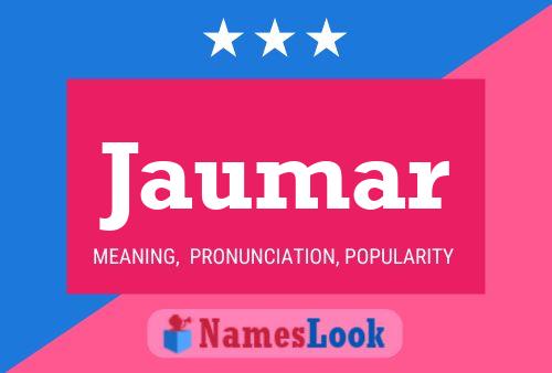 Jaumar Name Poster