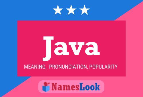 Java Name Poster