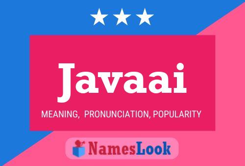 Javaai Name Poster