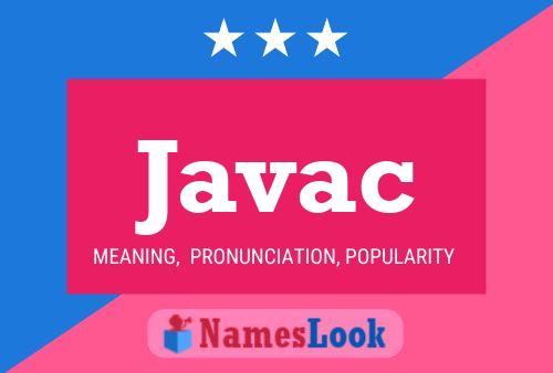 Javac Name Poster