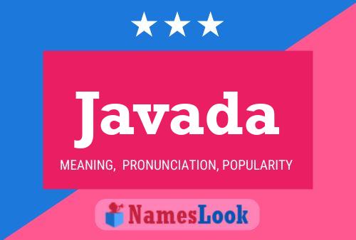 Javada Name Poster