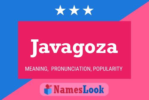 Javagoza Name Poster