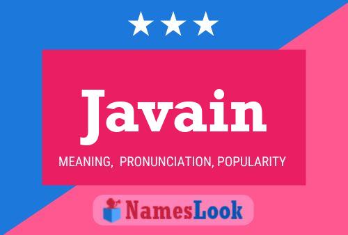 Javain Name Poster