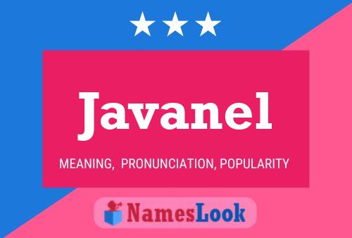 Javanel Name Poster