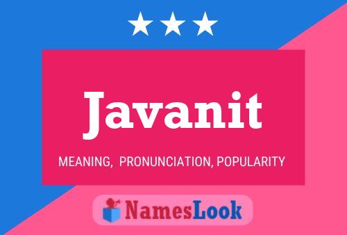 Javanit Name Poster