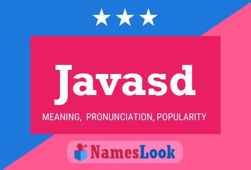 Javasd Name Poster