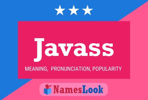 Javass Name Poster