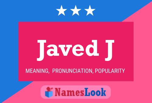 Javed J Name Poster