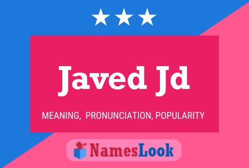 Javed Jd Name Poster