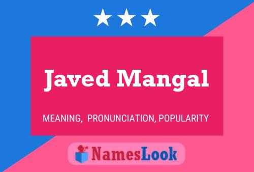 Javed Mangal Name Poster