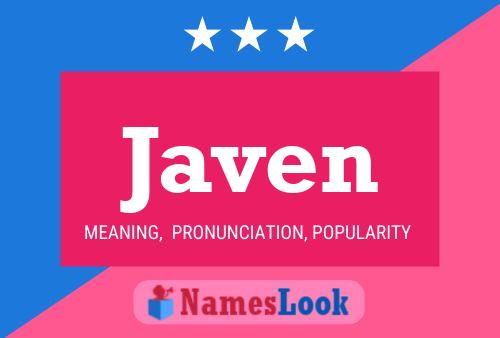 Javen Name Poster