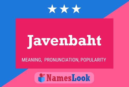 Javenbaht Name Poster