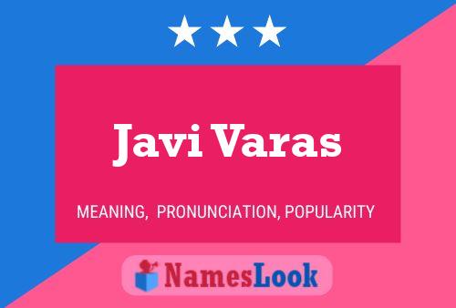 Javi Varas Name Poster