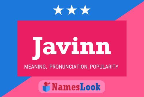 Javinn Name Poster