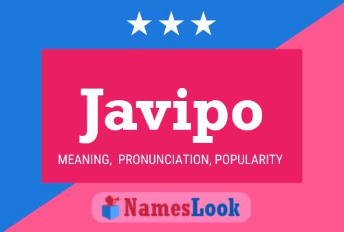 Javipo Name Poster