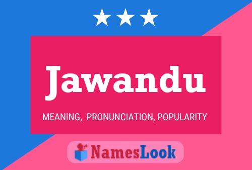 Jawandu Name Poster