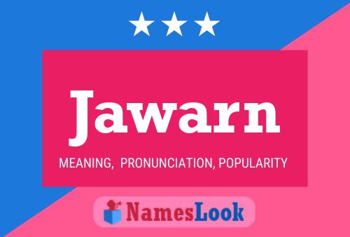 Jawarn Name Poster