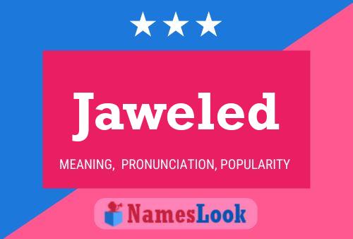 Jaweled Name Poster