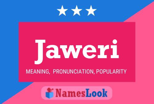 Jaweri Name Poster