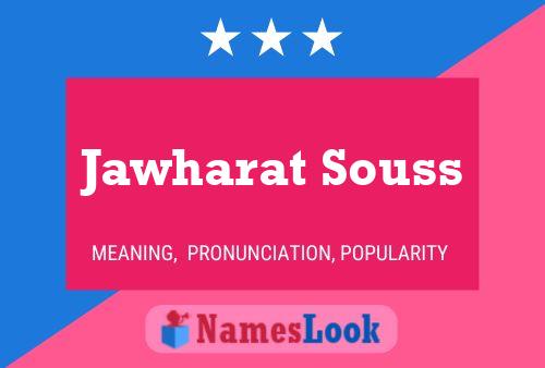 Jawharat Souss Name Poster