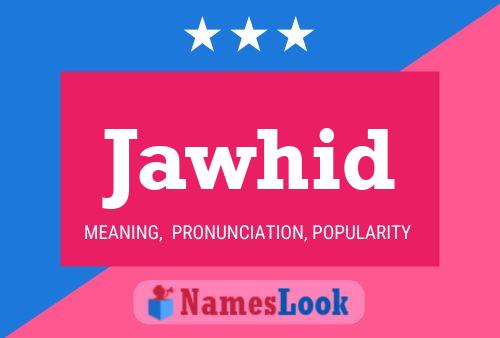 Jawhid Name Poster