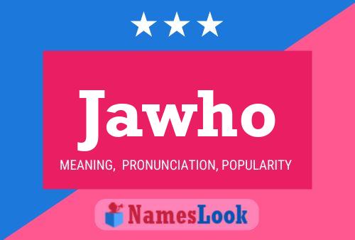 Jawho Name Poster