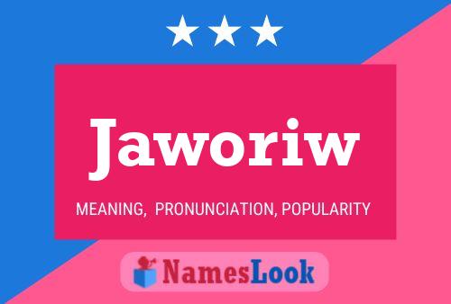 Jaworiw Name Poster