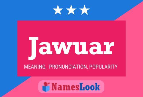 Jawuar Name Poster