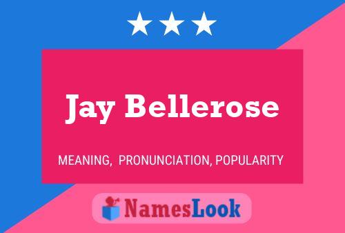 Jay Bellerose Name Poster