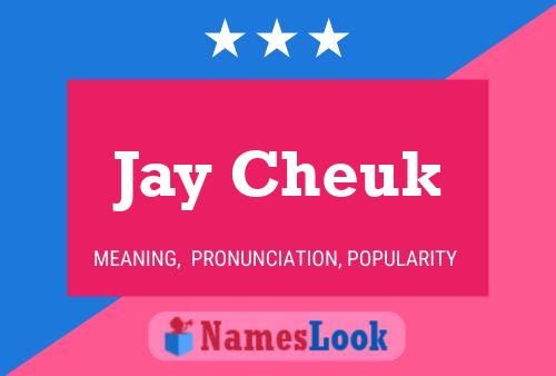 Jay Cheuk Name Poster