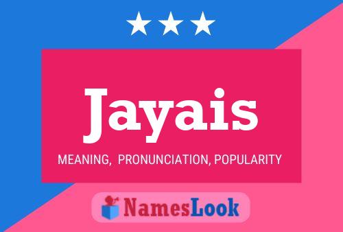 Jayais Name Poster