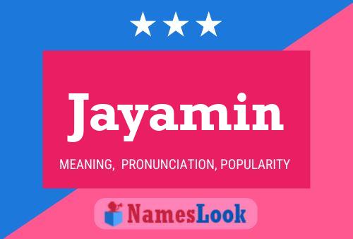 Jayamin Name Poster