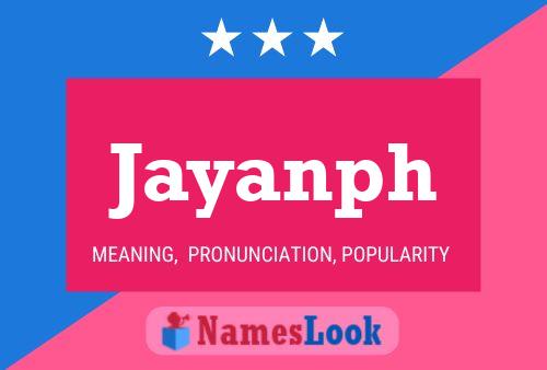 Jayanph Name Poster